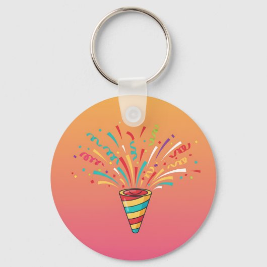 Colorful Cartoon Explosion 2026 Celebration キーホルダー (裏面)