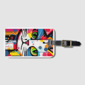 Colorful Cat ラゲッジタグ (正面横)