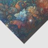 Colorful Cat Among Blossoms Artistic Decoupage 薄葉紙 (詳細)