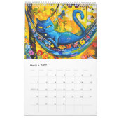 Colorful Cats – Modern Art Calendar 2026 カレンダー (3月 2027)