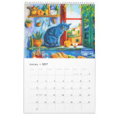 Colorful Cats – Modern Art Calendar 2026 カレンダー (1月 2027)