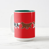 Colorful Cavalier Parade ツートーンマグカップ (正面左)