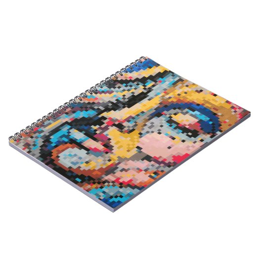 Colorful Celebration in Pixel Style ノートブック (左側)