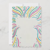 Colorful Celebration Party Invitation 招待状 (裏面)