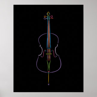 Colorful Cello ポスター
