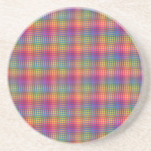 Colorful Checker Abstract Pattern