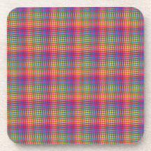 Colorful Checker Abstract Pattern