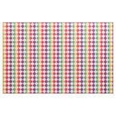 Colorful Checker Diamond Pattern ファブリック (ファットクウォーター)