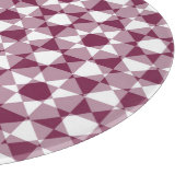 Colorful Checker Diamond Plaid Pattern カッティングボード (角)