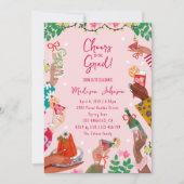 Colorful Cheers to the Grad Graduation Party 招待状 (正面)