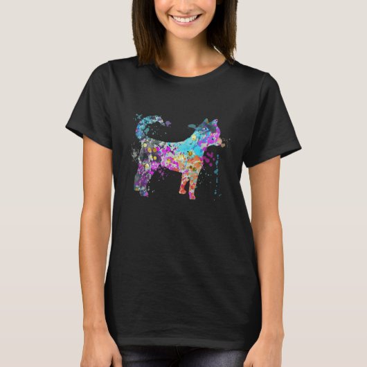 Colorful Chihuahua   Dog Chihuahuas Tシャツ (正面)
