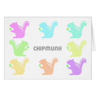 colorful chipmunks
