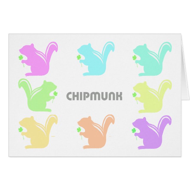 colorful chipmunks (正面横)