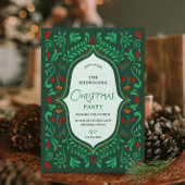 Colorful Christmas Fiesta Party Invitation 招待状