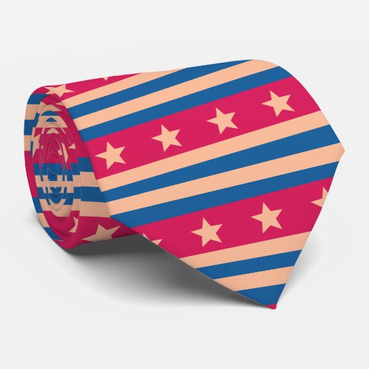 Colorful Christmas Gift Ideas Modern Geometric  ネクタイ (ロール)