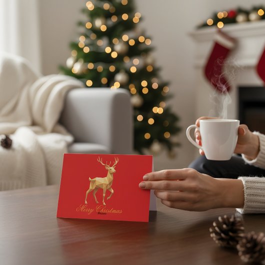 Colorful Christmas Greeting Card for All Styles  サンキューカード