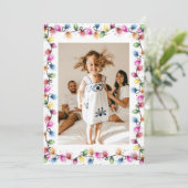 Colorful Christmas Lights Photo シーズンカード (スタンド正面)