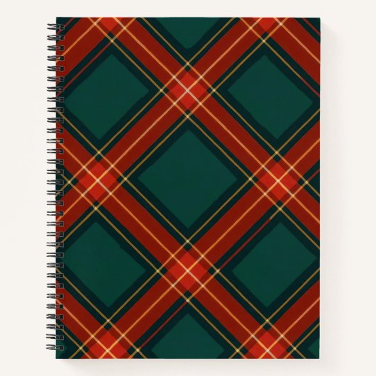 Colorful Christmas Notebook – Festive Winter Desig ノートブック (正面)