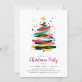 Colorful Christmas Party 招待状 (正面)