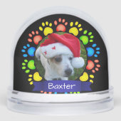 Colorful Christmas Paws Custom Pet Photo (正面)