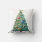Colorful Christmas Tree クッション (正面)