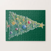 Colorful Christmas Tree ジグソーパズル (横)