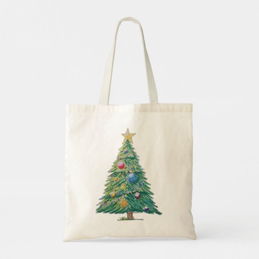 Colorful Christmas Tree トートバッグ (裏面)