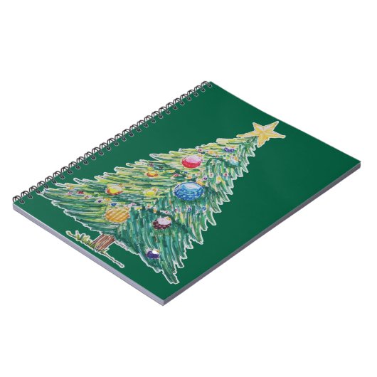 Colorful Christmas Tree ノートブック (左側)