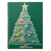 Colorful Christmas Tree ノートブック (正面)