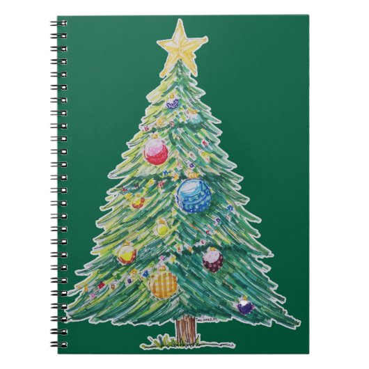 Colorful Christmas Tree ノートブック (正面)