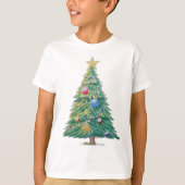 Colorful Christmas Tree Tシャツ (正面)