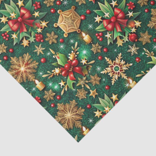 Colorful Christmas Vibe Festive Pattern 薄葉紙 (詳細)