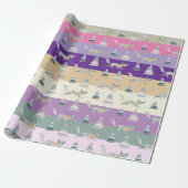 Colorful Christmas Winter Wonder Land ラッピングペーパー (アンロールド)