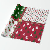 Colorful Christmas Wrapping Paper with Text ラッピングペーパー (アンロールド)