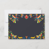 Colorful Cinco de Mayo Fiesta Spanish Wedding セーブザデート (裏面)