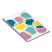 Colorful Circle Design – Fun Geometric Print ノートブック (右側)