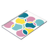 Colorful Circle Design – Fun Geometric Print ノートブック (左側)