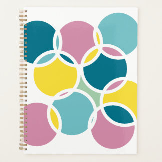 Colorful Circle Design – Fun Geometric Print プランナー手帳