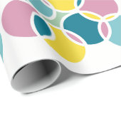 Colorful Circle Design – Fun Geometric Print ラッピングペーパー (ロールコーナー)