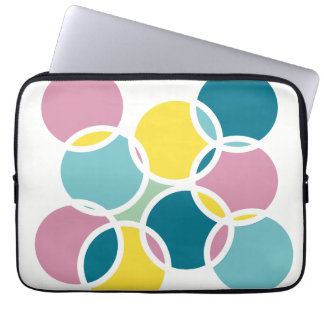 Colorful Circle Design – Fun Geometric Print ラップトップスリーブ
