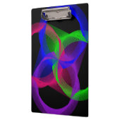 Colorful Circular Blend Geometric Clipboard クリップボード (左)