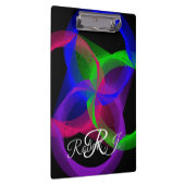 Colorful Circular Blend Geometric Clipboard クリップボード (右)