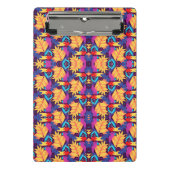 Colorful clipboard featuring a vibrant kaleidoscop ミニクリップボード (正面)