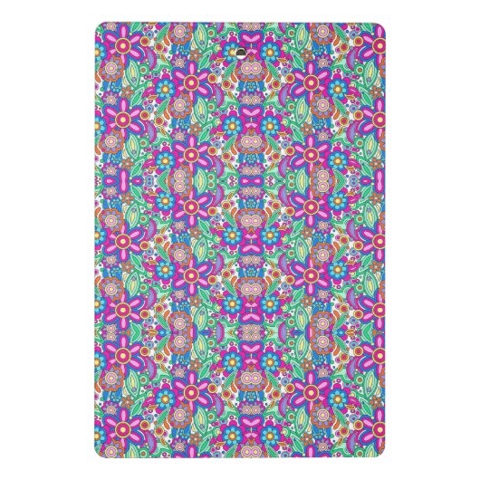 Colorful clipboard with a vibrant ミニクリップボード (裏面)