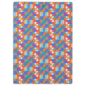 Colorful clipboard with a vibrant geometric  クリップボード (裏面)