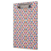 Colorful clipboard with geometric pattern クリップボード (左)