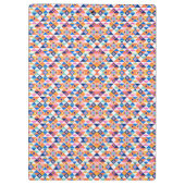 Colorful clipboard with geometric pattern クリップボード (裏面)