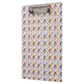 Colorful clipboard with geometric pattern  クリップボード (左)