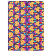 Colorful clipboard with vibrant geometric  クリップボード (裏面)