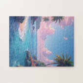 Colorful coastal inlet morning ジグソーパズル (横)